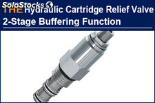 AAK Hydraulic Cartridge Relief Valve with 2-stage buffering function, increased