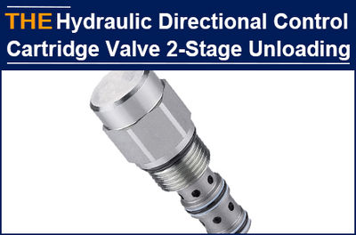AAK Hydraulic Directional Control Cartridge Valve with 2-stage unloading, bring