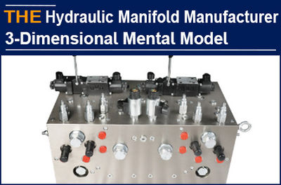 AAK Hydraulic Manifold, adhere to the 3-dimensional mental model, and serve 3 ma