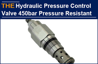 AAK Hydraulic Pressure Control Valve with a pressure resistance of 450bar, bench