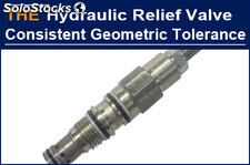 AAK hydraulic pressure relief valve with consistent geometric tolerance, saved j