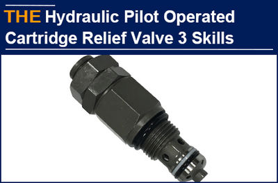 AAK optimized Hydraulic Pilot-Operated Cartridge Relief Valve with 3 Skills, and