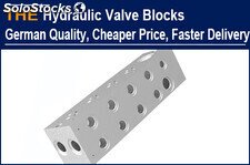 AAK processed the hydraulic valve blocks with compound cutting tools, the qualit