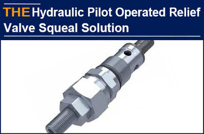AAK solved the squeal of the hydraulic cartridge relief valve with a small trick