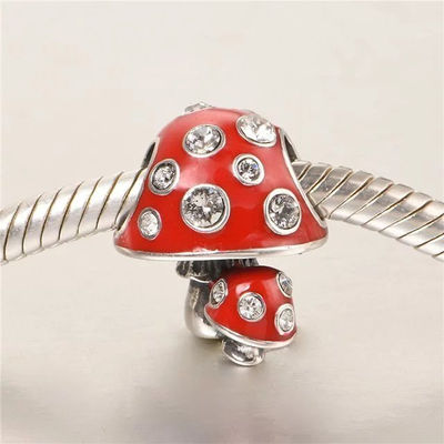 Abalorios para pulseras charms plata diseño de hongo - Foto 5