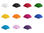 Abanico Colores Pack de 100 unidades eventos - 1