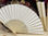 Abanico de madera de bambú y papel en color beige para bodas 100 unidades - Foto 4