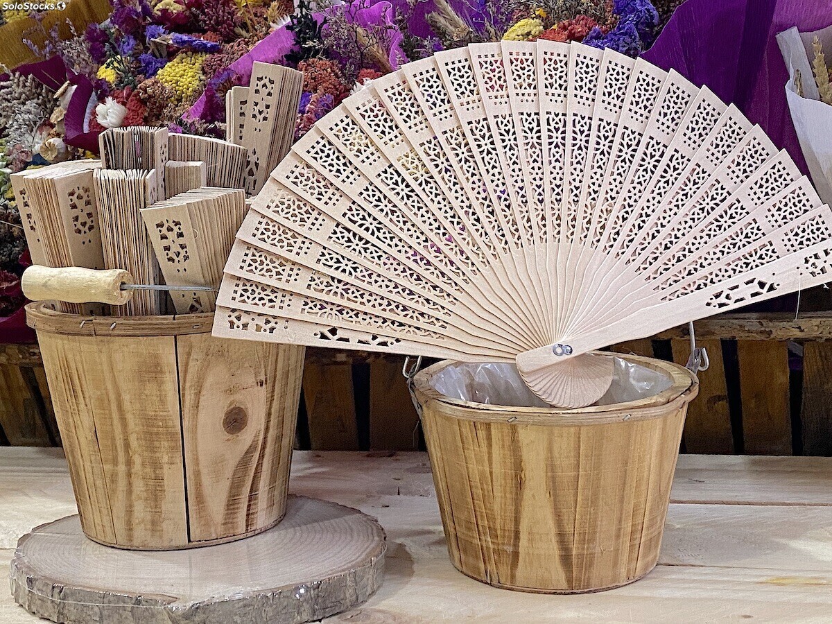 Comprar abanicos personalizados de madera, detalles para bodas