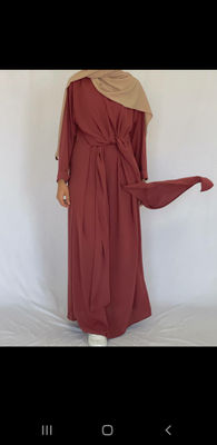 Abaya soie de medine en gros - Photo 3