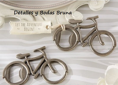 Abrebotellas Bicicleta. Abridor bici Boda - Foto 2