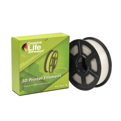 ABS Filamento 3D, Transparente, 1.75mm, 1Kg, Tolerancia diámetro: SÓLO 0,02mm