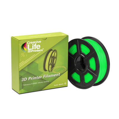 ABS Filamento 3D, Verde, 1.75mm, 1Kg, Tolerancia en su diámetro: SÓLO 0.02mm