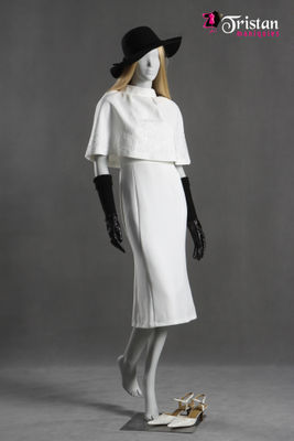 Abstract female mannequin ghiaccio colore bianco - Foto 3