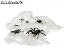 Acc decoración arañas 34X15 cm 3UDS