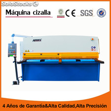 Accurl venta cizalla guillotina hidraulica para chapas y lasminas MS7-4*2500mm