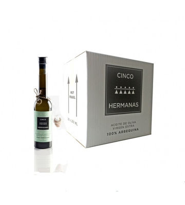 Aceite de oliva virgen Extra Caja 18+2 Botellas AOVE Cinco Hermanas 250ml