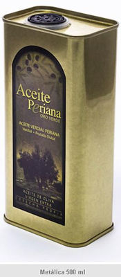 Aceite de oliva virgen extra periana modelo lata 500 ml