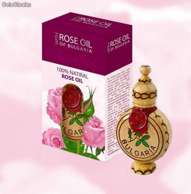 Aceite de Rosa Damascena Rosa de Bulgaria 100% Natural 2.1 ml. - Artesanal