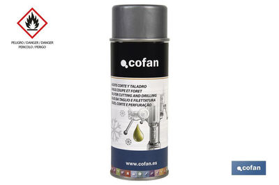 Aceite en spray para corte y taladro 400 ml | Lubricante de perforación | Para
