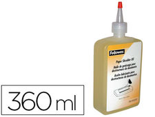 Aceite lubricante fellowes para destructora de DOCUMENTOS360 ml.