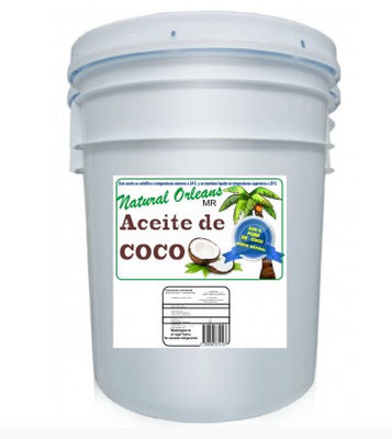 Aceite Natural de coco sin olor ni sabor comestible
