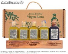 Aceite Oliva Virgen Extra Ecológico Oro del desierto. Comboy 5 botellas 125 MM.