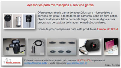 Acessórios para microscópio e acessórios para serviços gerais