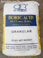 Acido borico polvo y granular