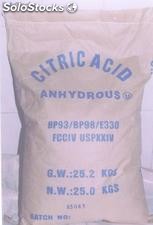 acido citrico anhidro grado alimenticio (CERTIFICACION KOSHER)