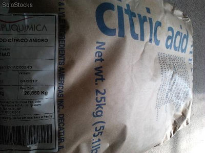 Ácido Cítrico (sacos de 25 kgs) - Foto 2