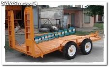 Acoplado Trailer para 4 Tn. de 4 x 2 Mts. con rampas traseras