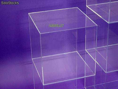 Boxes plexiglas-perspex. Faberplast