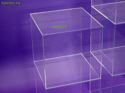 Acrílico Cubo exibição würfel 10x10x10 cm