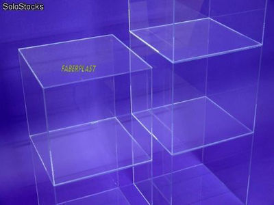 Acrílico Cubo exibição würfel 10x10x10 cm - Foto 2