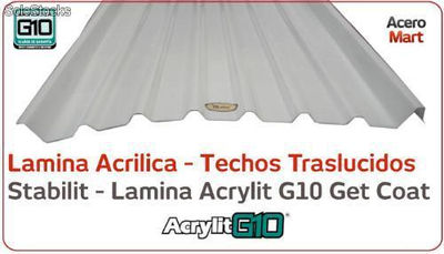 Acrilicos Stabilit - Lamina Acrylit Acrilica G10 - Techos Traslucidos Gel Coat