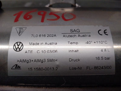 Acumulador central amortiguacion / 7L0616202A / 4458503 para volkswagen touareg - Foto 3