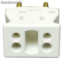 Adaptador Bob Esponja 10/20A Branco