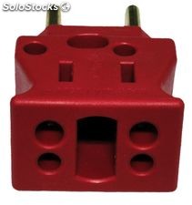 Adaptador Bob Esponja 10/20A Vermelho