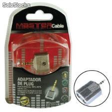 Adaptador con 2 conectores hembra 3.5 mm