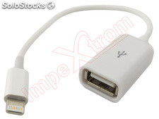 Adaptador OTG lightning a USB para Apple iPad 4 / Retina / mini, Apple iPhone 5