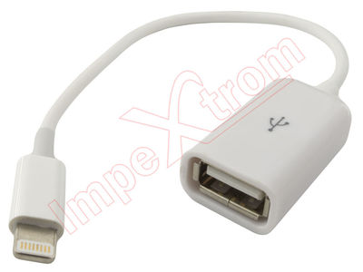 Adaptador OTG lightning a USB para Apple iPad 4 / Retina / mini, Apple iPhone 5