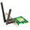 Adaptateur PCI Express WiFi N 300Mbps Avec équerre low profile - Photo 2