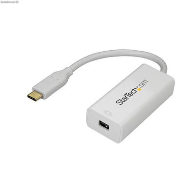 Adapter usb c na Mini DisplayPort Startech CDP2MDP Biały 4K Ultra h