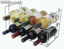 Adega Modular - Garrafeiro para guardar vinhos caixa com 2 módulos - 8 garrafas