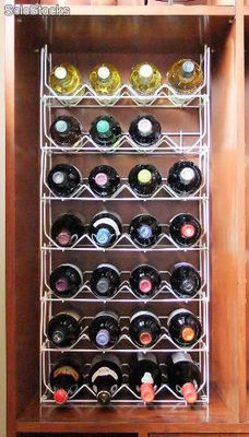 Adega Modular - Garrafeiro para guardar vinhos caixa com 2 módulos - 8 garrafas - Foto 4