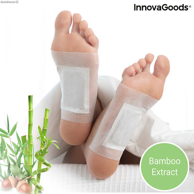 Adesivos Desintoxicantes para Pés Bamboo InnovaGoods 10 Unidades