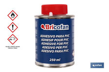 Adhesivo para PVC de 250 ml | Gel para uniones | De secado muy rápido | Ideal