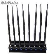 Adjustable 8 Antennas High Power gps/ WiFi/ 4g(lte+Wimax) Jammer