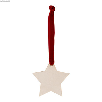 Adorno navideño con cinta de terciopelo - Foto 2