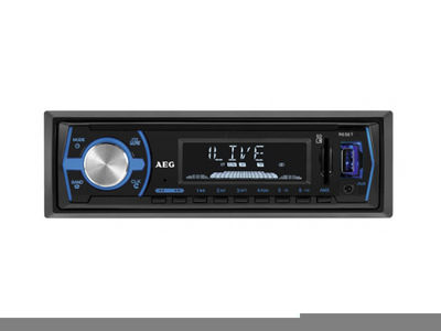 AEG Autoradio with Bluetooth USB &amp; Card Reader AR 4030 (black)